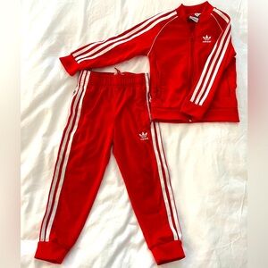 Adidas kids jumpsuit size 4 jacket size 5 pant